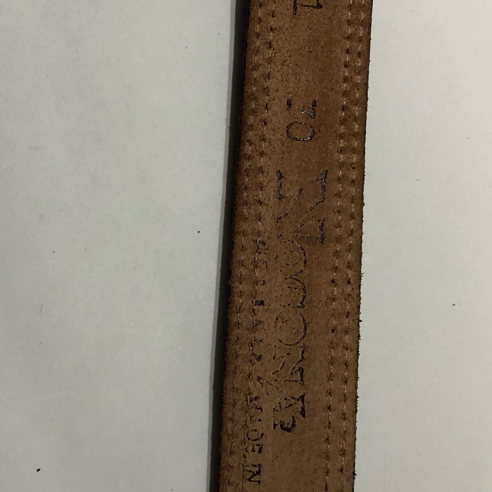 Nocona Leather Black 7/8 Width Belt Sz30 - Picture 4 of 6